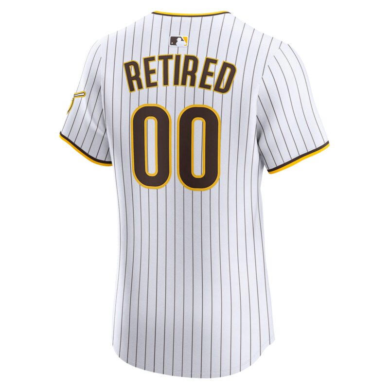 San Diego Padres Home Elite Pick-A-Player Retired Roster Jersey - White - Image 3