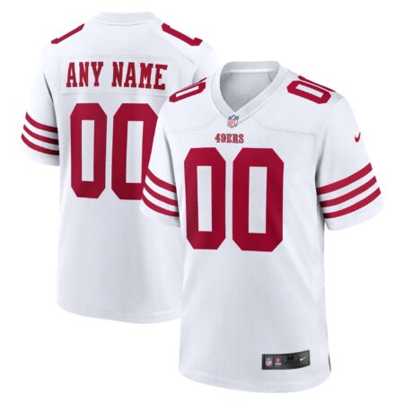 San Francisco 49ers Game Custom Player Jersey - White