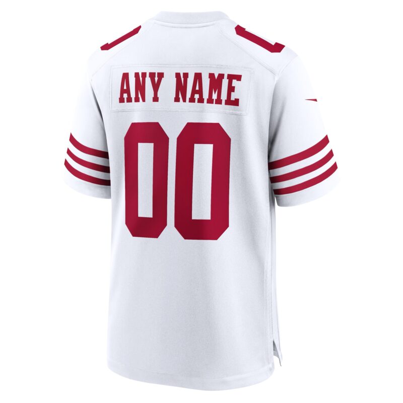 San Francisco 49ers Game Custom Player Jersey - White - Image 3