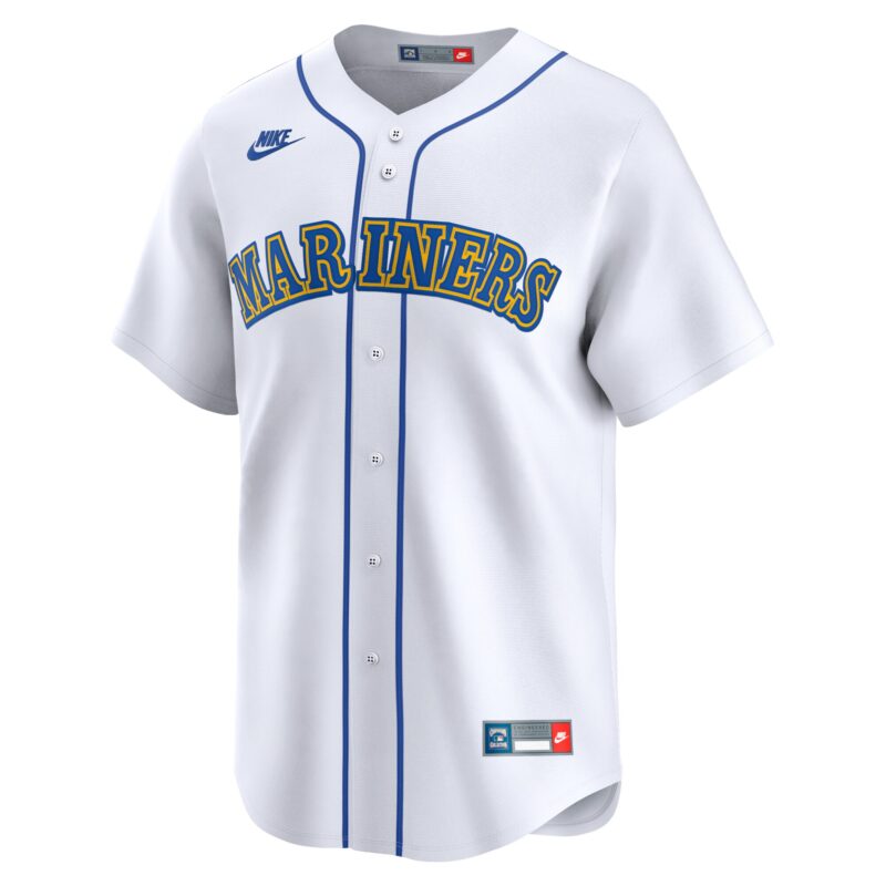 Seattle Mariners Cooperstown Collection Limited Jersey - White - Image 2