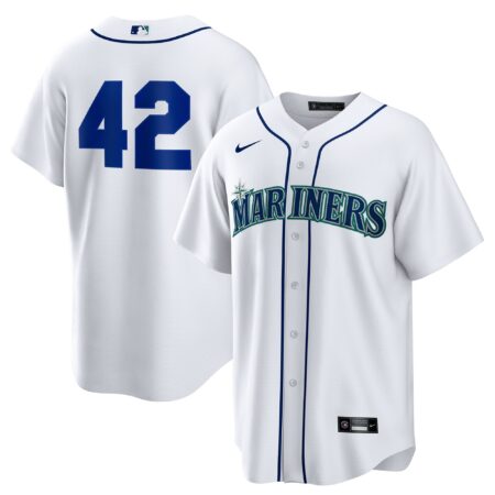 Seattle Mariners Home 2025 Jackie Robinson Day Jersey - White