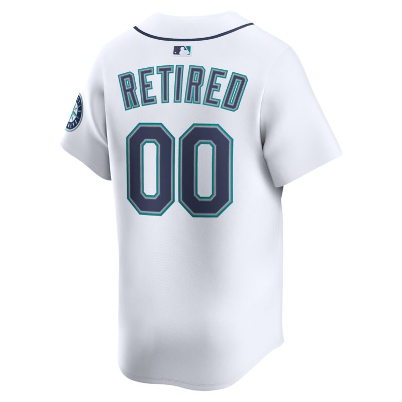 Seattle Mariners Home Limited Pick-A-Player Retired Roster Jersey - White - Image 3