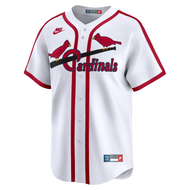 St. Louis Cardinals Cooperstown Collection Limited Jersey - White - Image 2