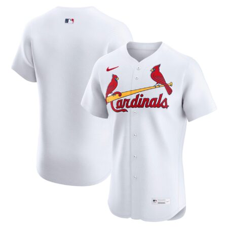 St. Louis Cardinals Home Elite Jersey - White