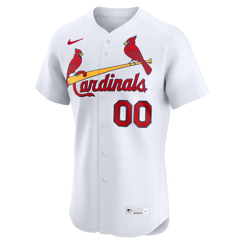 St. Louis Cardinals Home Elite Pick-A-Player Retired Roster Jersey - White - Image 2