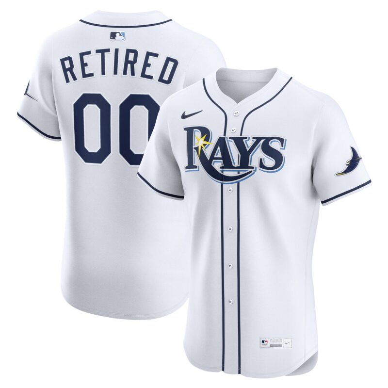 Tampa Bay Rays Home Elite Pick-A-Player Retired Roster Jersey - White