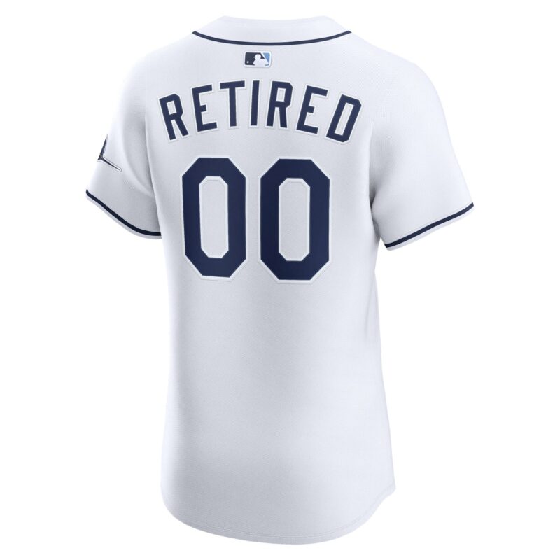 Tampa Bay Rays Home Elite Pick-A-Player Retired Roster Jersey - White - Image 3
