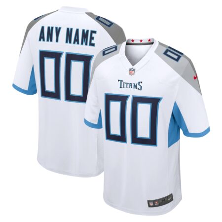 Tennessee Titans Custom Game Jersey - White