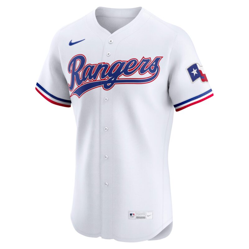 Texas Rangers Home Elite Pick-A-Player Retired Roster Jersey - White - Image 2