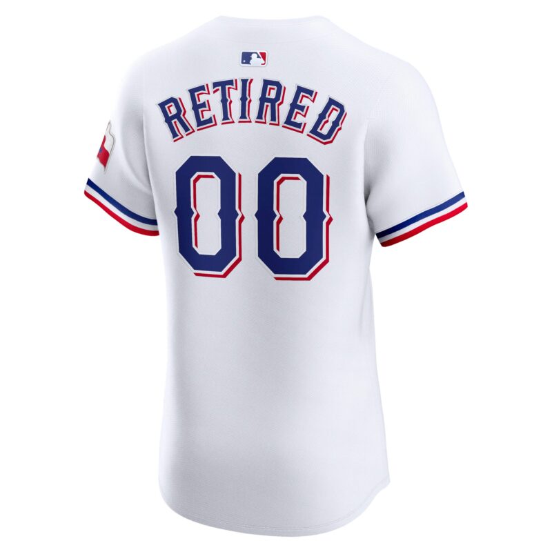 Texas Rangers Home Elite Pick-A-Player Retired Roster Jersey - White - Image 3