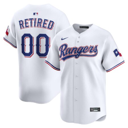 Texas Rangers Home Limited Pick-A-Player Retired Roster Jersey - White