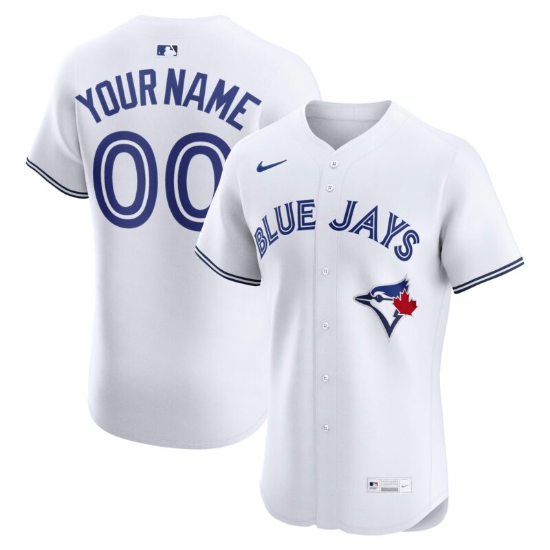 Toronto Blue Jays Home Elite Custom Jersey - White
