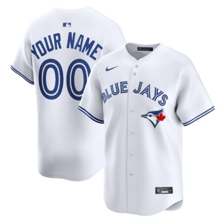 Toronto Blue Jays Home Limited Custom Jersey - White