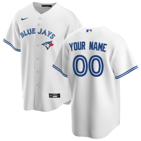 Toronto Blue Jays Home Custom Jersey - White