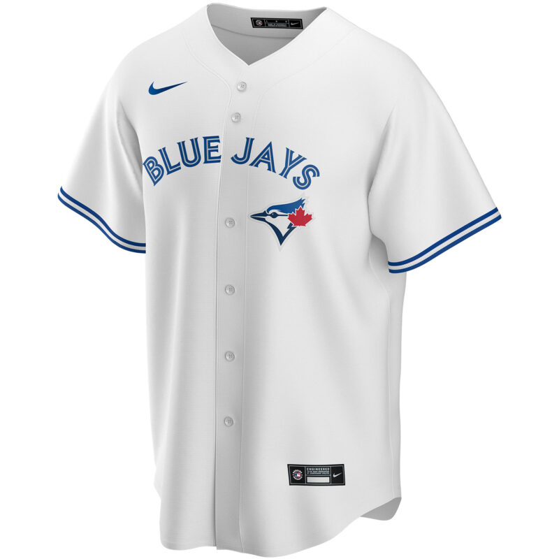 Toronto Blue Jays Home Custom Jersey - White - Image 2