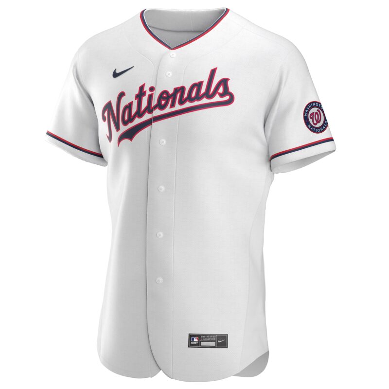 Washington Nationals Alternate Team Jersey - White - Image 2