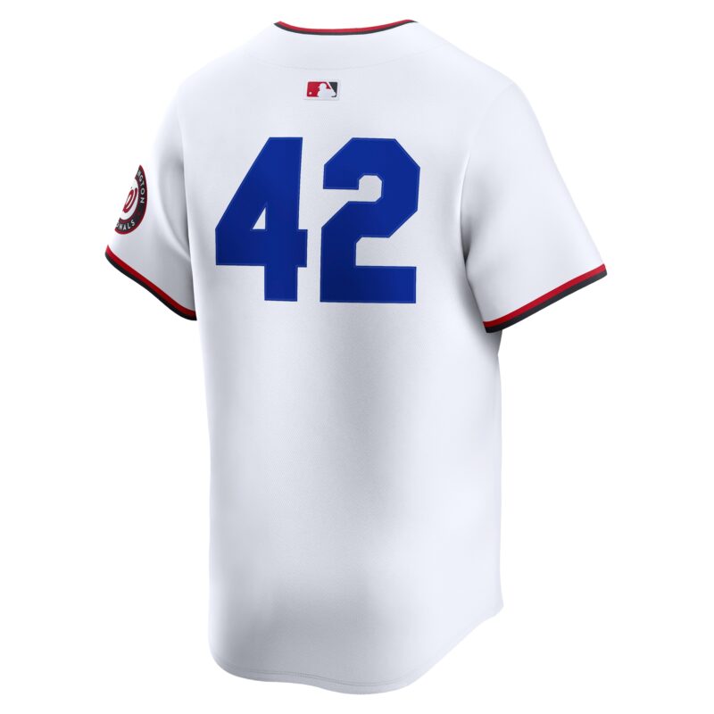 Washington Nationals Home 2025 Jackie Robinson Day Limited Jersey – White - Image 3