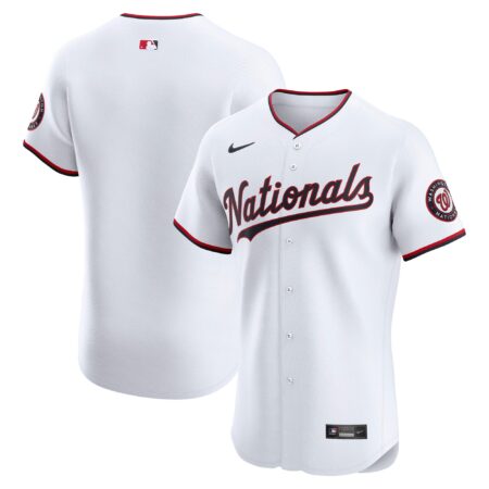 Washington Nationals Home Elite Jersey - White