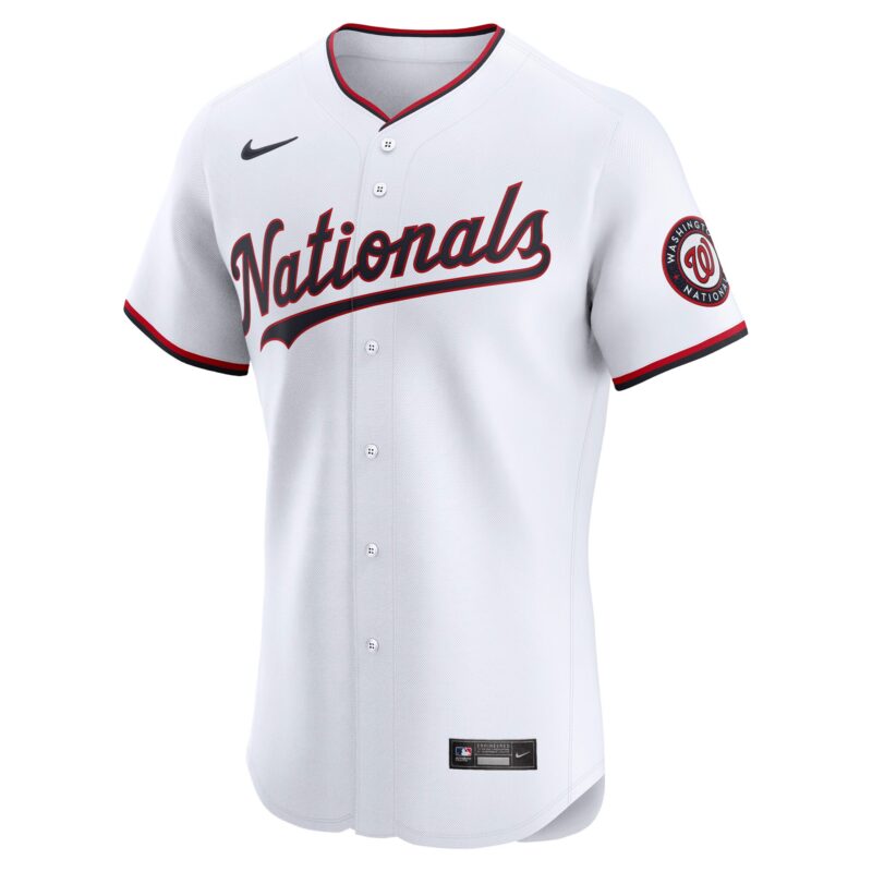 Washington Nationals Home Elite Pick-A-Player Retired Roster Jersey - White - Image 2