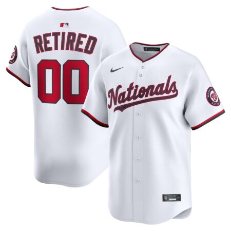 Washington Nationals Home Limited Pick-A-Player Retired Roster Jersey - White