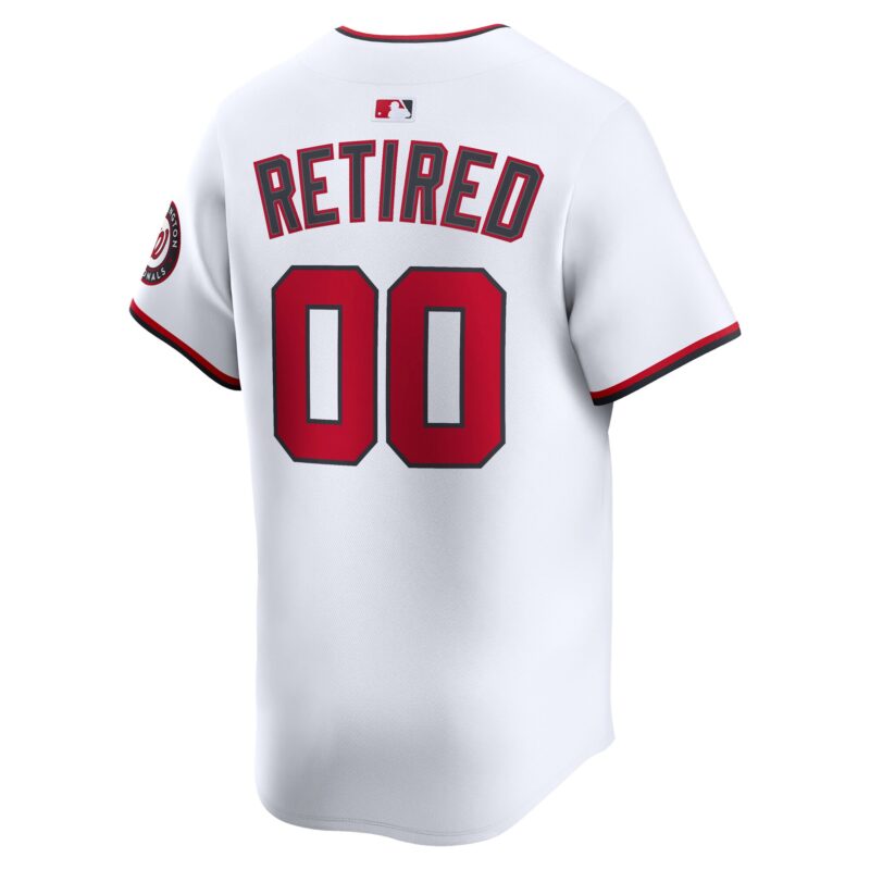 Washington Nationals Home Limited Pick-A-Player Retired Roster Jersey - White - Image 3