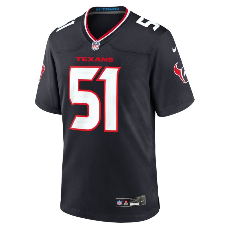 Will Anderson Jr. Houston Texans Game Jersey - Navy - Image 2