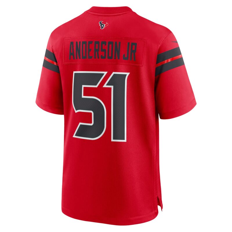 Will Anderson Jr. Houston Texans Alternate Game Jersey - Red - Image 3