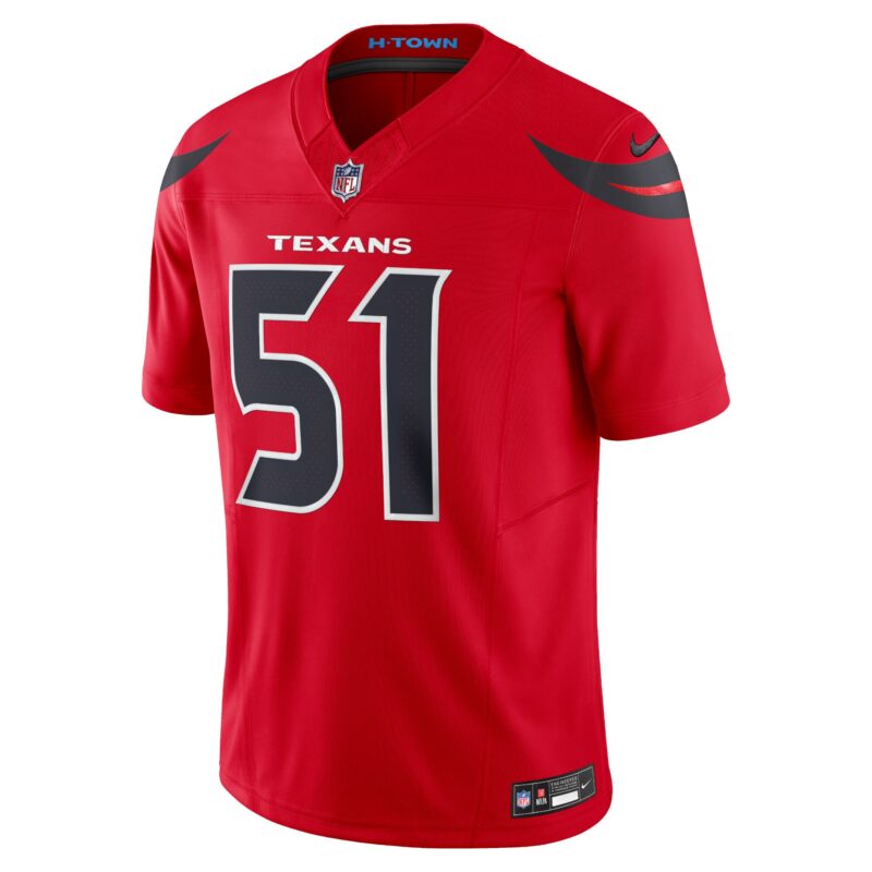 Will Anderson Jr. Houston Texans Alternate Vapor F.U.S.E. Limited Jersey - Red - Image 2