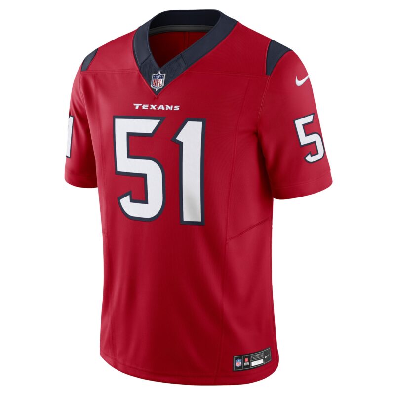 Will Anderson Jr. Houston Texans Vapor F.U.S.E. Limited Jersey - Red - Image 2