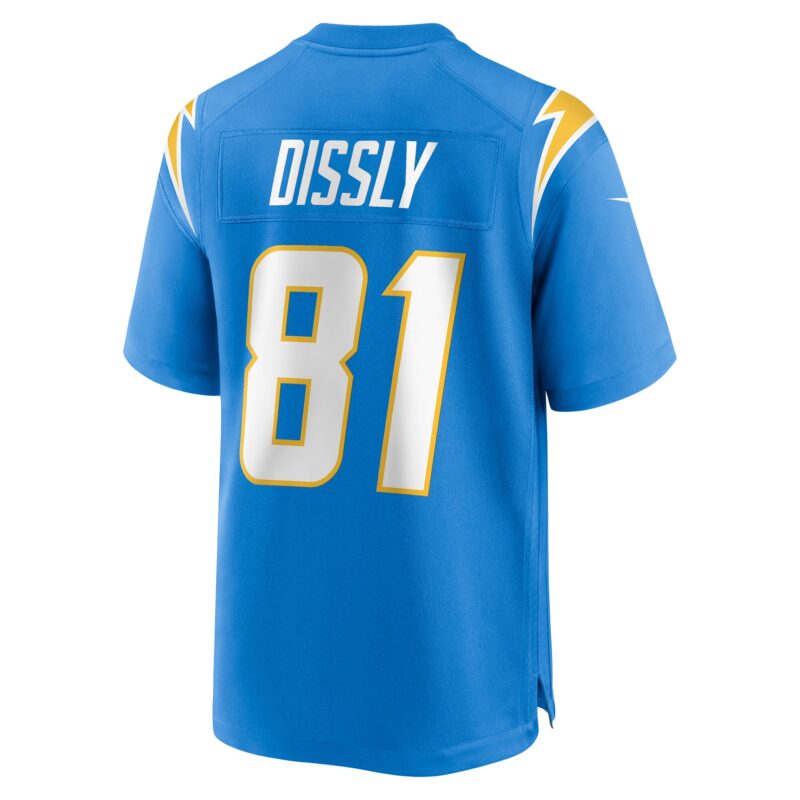 Will Dissly Los Angeles Chargers Game Jersey - Powder Blue - Image 3