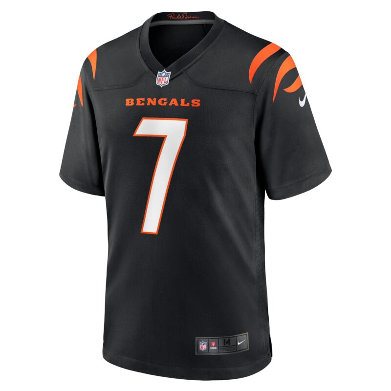 Will Grier Cincinnati Bengals Team Game Jersey - Black - Image 2