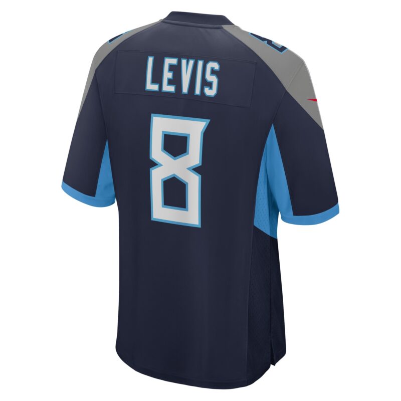 Will Levis Tennessee Titans Game Jersey - Navy - Image 3