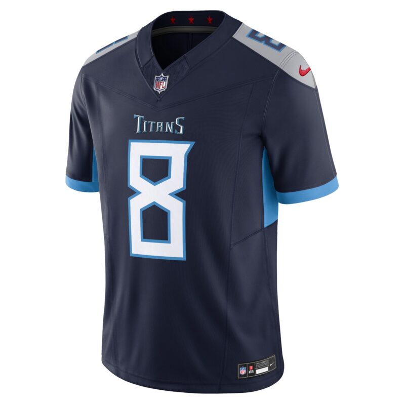 Will Levis Tennessee Titans Vapor F.U.S.E. Limited Jersey - Navy - Image 2