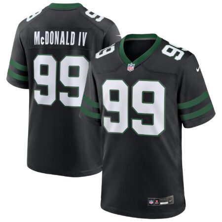 Will McDonald IV New York Jets Alternate Game Jersey - Legacy Black