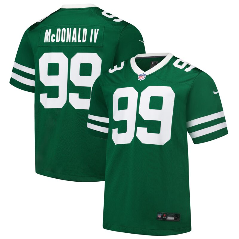 Will McDonald IV New York Jets Team Game Jersey - Legacy Green