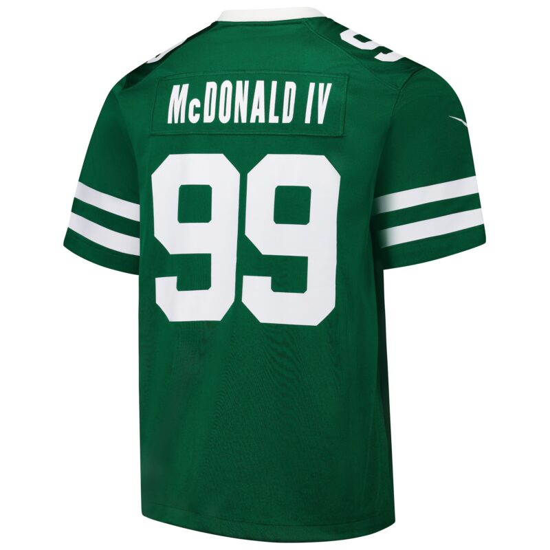 Will McDonald IV New York Jets Team Game Jersey - Legacy Green - Image 3