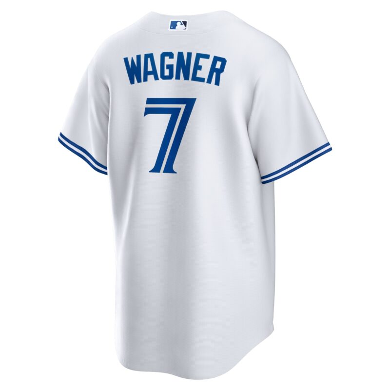 Will Wagner Toronto Blue Jays Home Jersey - White - Image 3