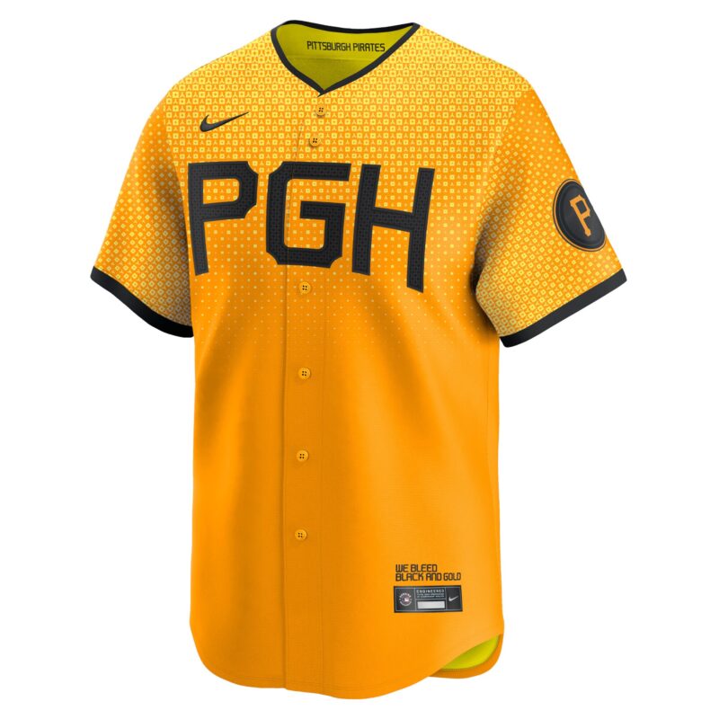Willie Stargell Pittsburgh Pirates City Connect Limited Player Jersey - Gold - Image 2