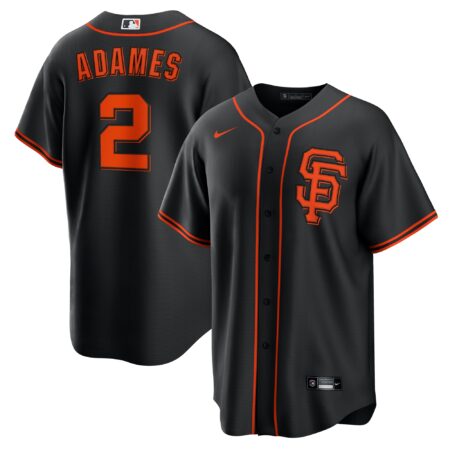 Willy Adames San Francisco Giants Alternate Baseball Jersey - Black