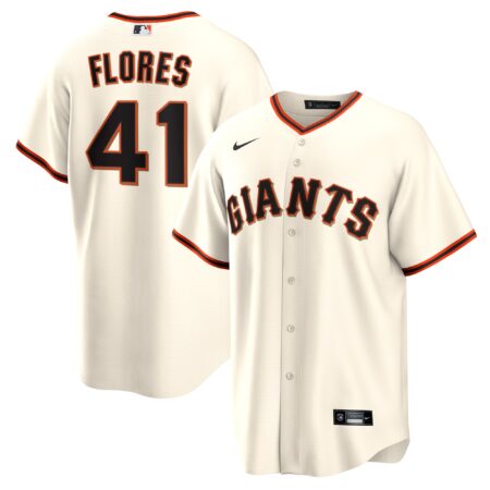 Wilmer Flores San Francisco Giants Home Jersey - Cream