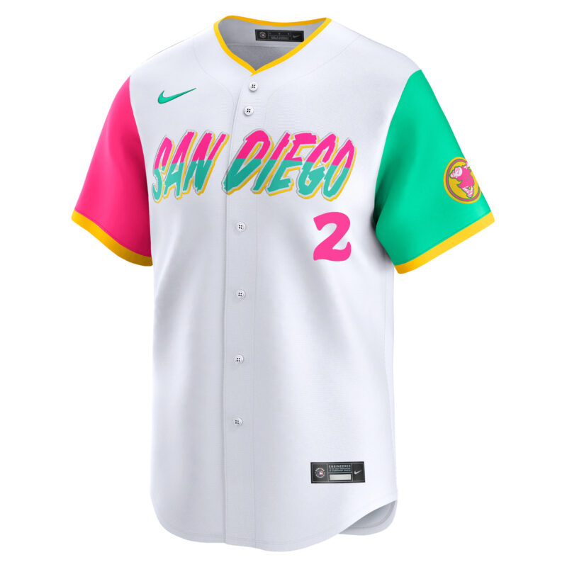 Xander Bogaerts San Diego Padres City Connect Limited Player Jersey - White - Image 2