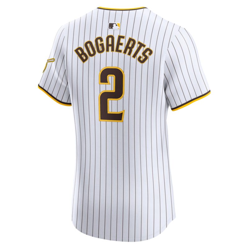 Xander Bogaerts San Diego Padres Home Elite Jersey - White - Image 3