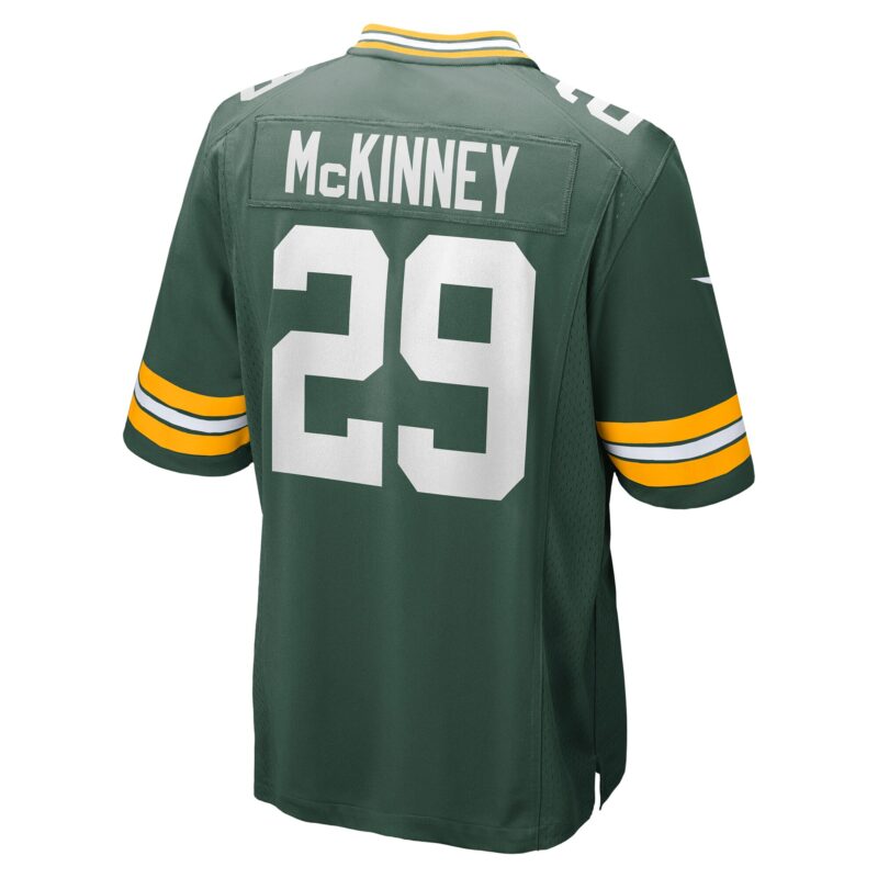 Xavier McKinney Green Bay Packers Team Game Jersey - Green - Image 3