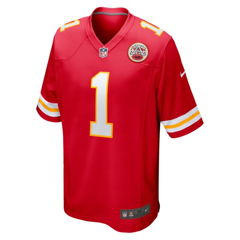 Xavier Worthy Kansas City Chiefs Player Game Jersey - Red - Image 2