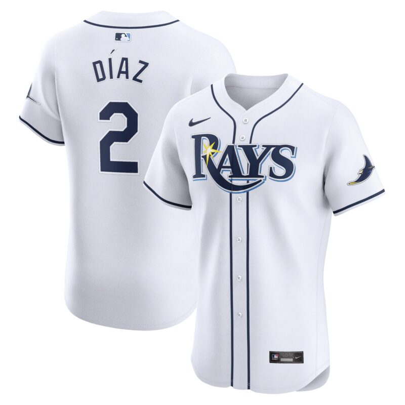 Yandy Diaz Tampa Bay Rays Home Elite Player Jersey - White