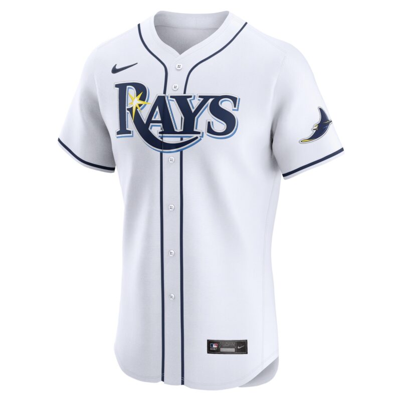 Yandy Diaz Tampa Bay Rays Home Elite Player Jersey - White - Image 2
