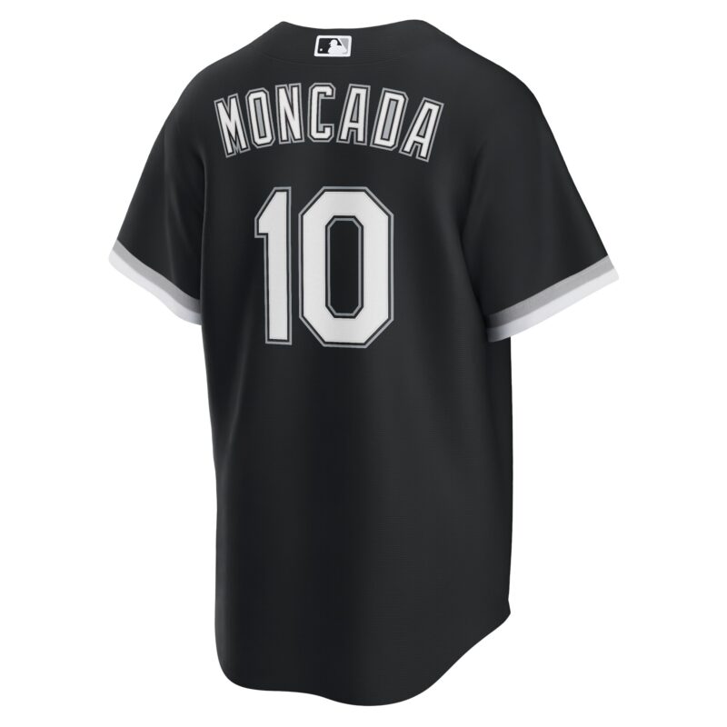 Yoan Moncada Chicago White Sox Alternate Player Name Jersey - Black - Image 3