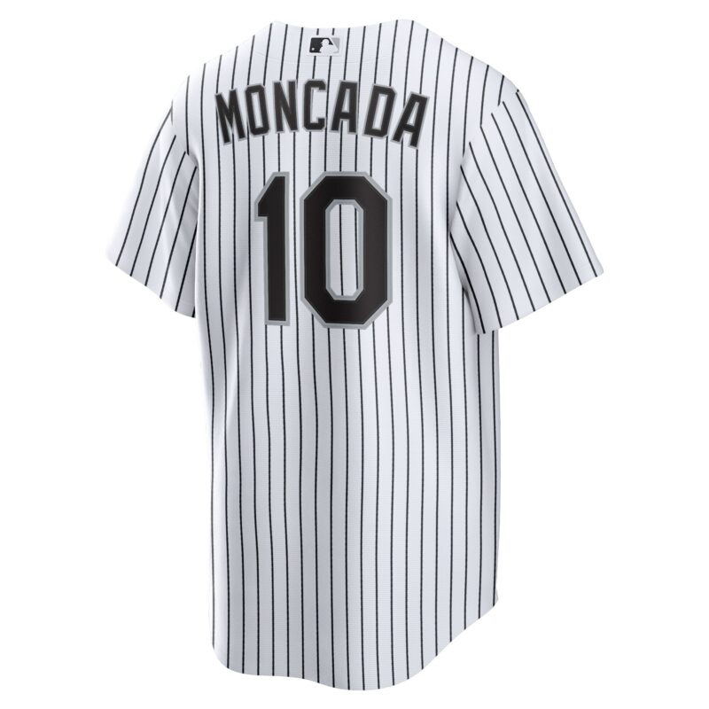 Yoan Moncada Chicago White Sox Home Player Name Jersey - White - Image 3