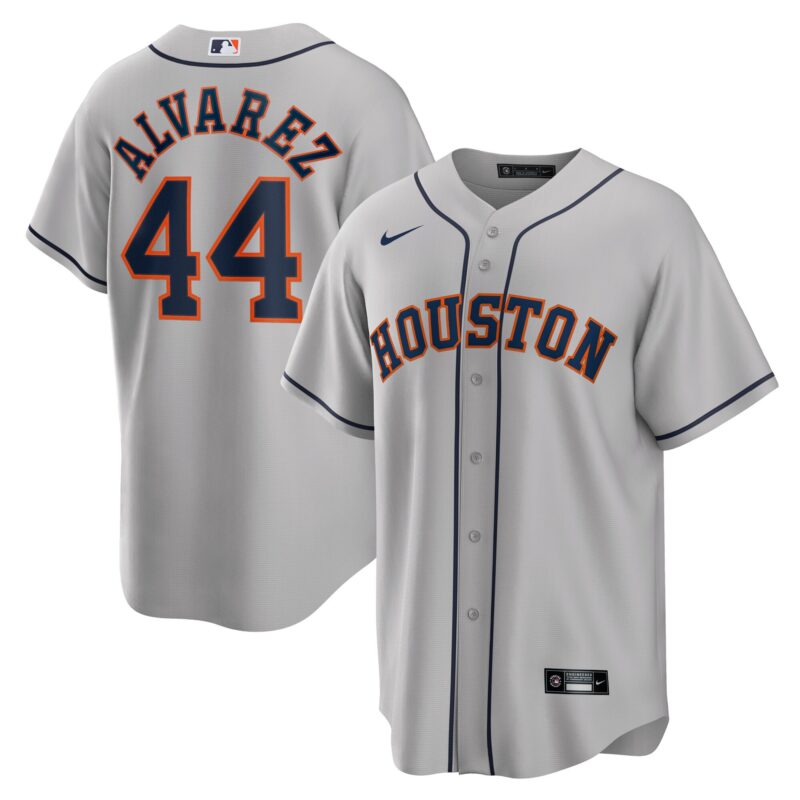 Yordan Álvarez Houston Astros Road Player Jersey - Gray