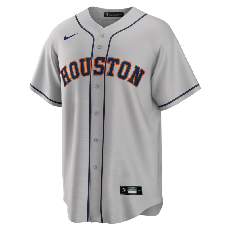 Yordan Álvarez Houston Astros Road Player Jersey - Gray - Image 2